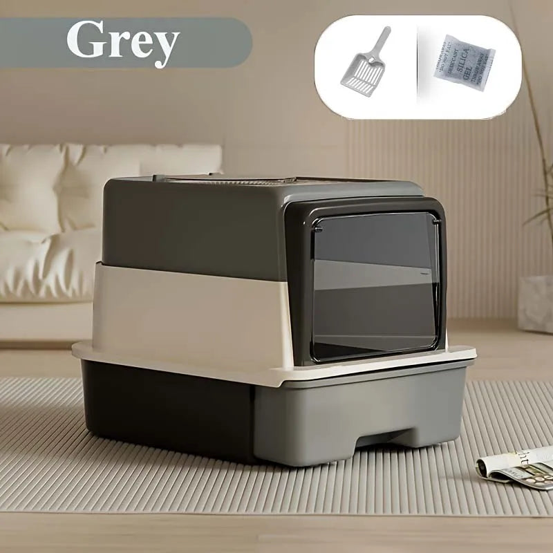 Triple Layer Cat Litter Box